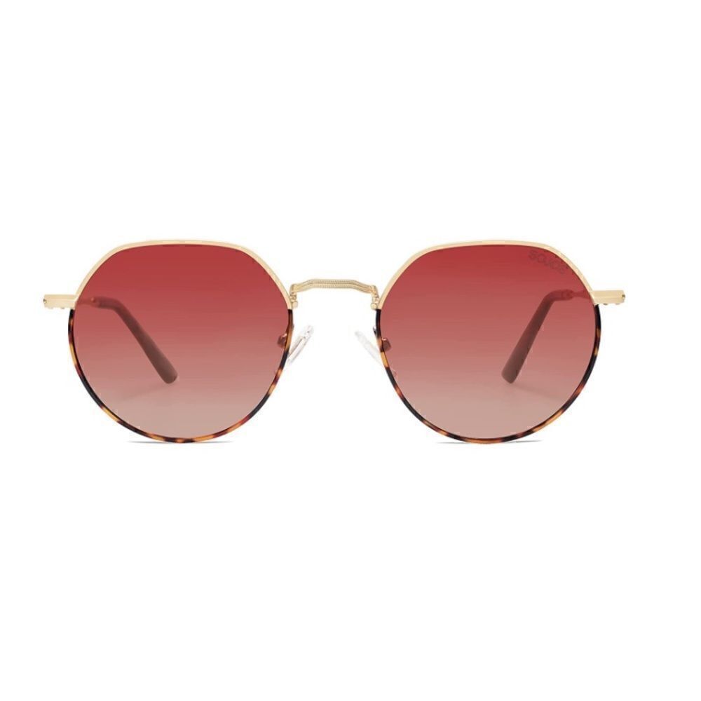 Round Polygon Frame Sunglasses - Picture 3 of 4